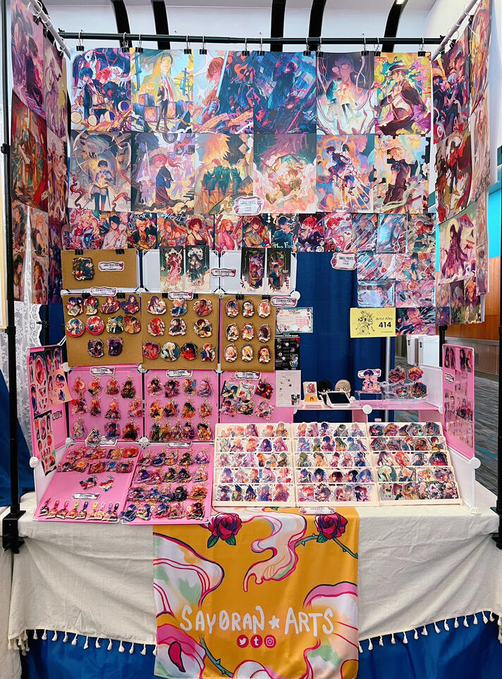 Table setup, Anime Los Angeles 2026
