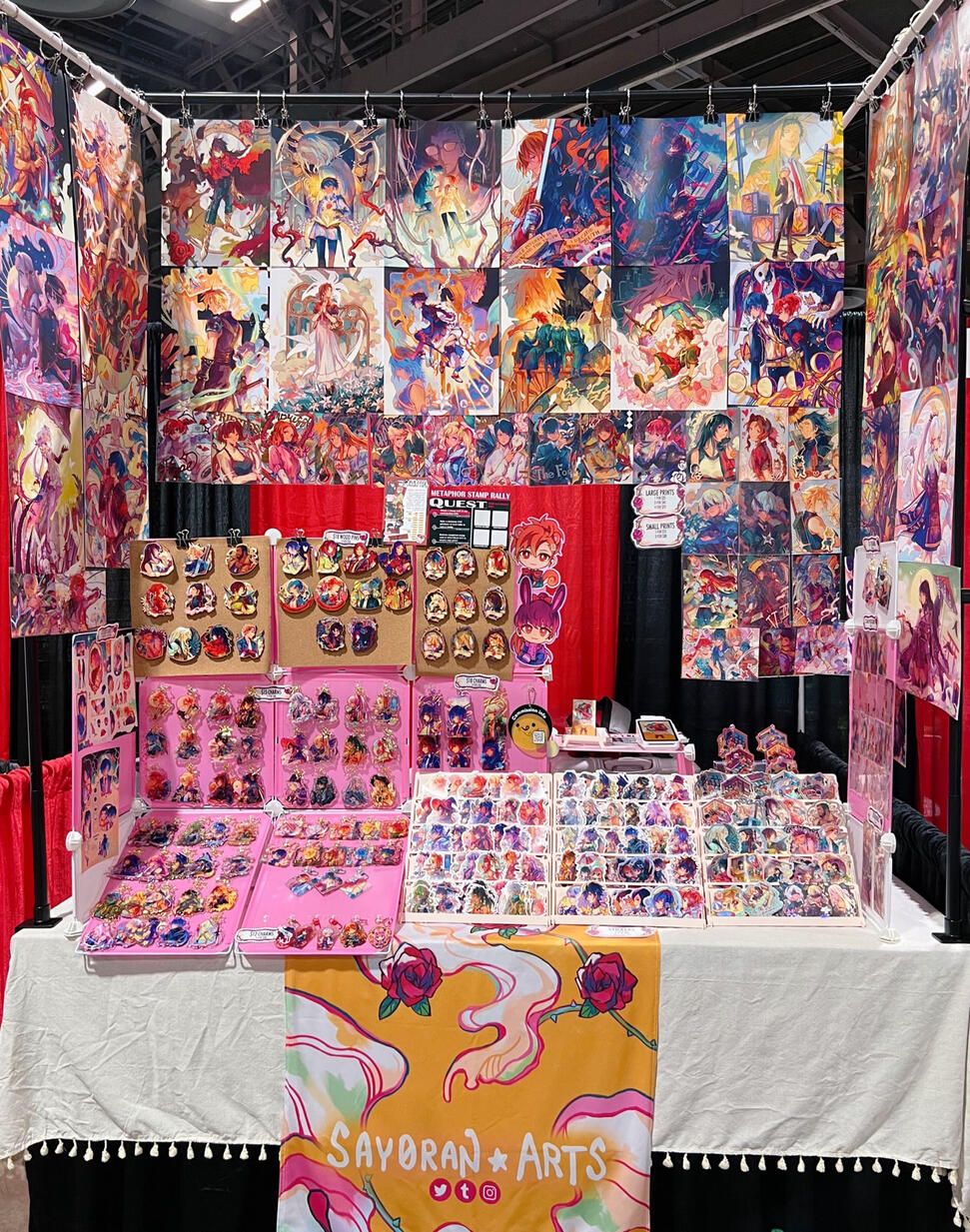 Table setup, Anime Los Angeles 2026