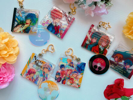 Acrylic CD charms