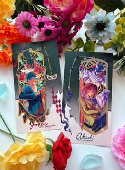 Persona 5 metal bookmarks