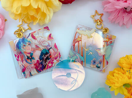 Acrylic CD charm