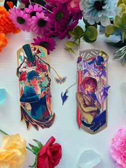 Persona 5 metal bookmarks