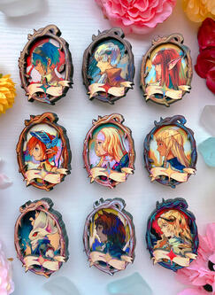 Metaphor Refantazio layered wood pins