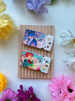 Embossed wooden magnets