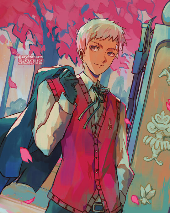 Akihiko - print for VA Alejandro Saab
