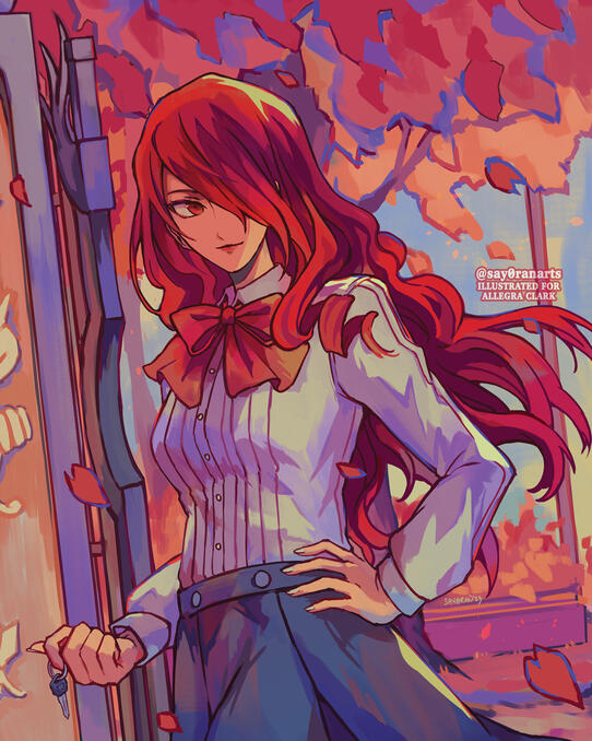 Mitsuru - print for VA Allegra Clark
